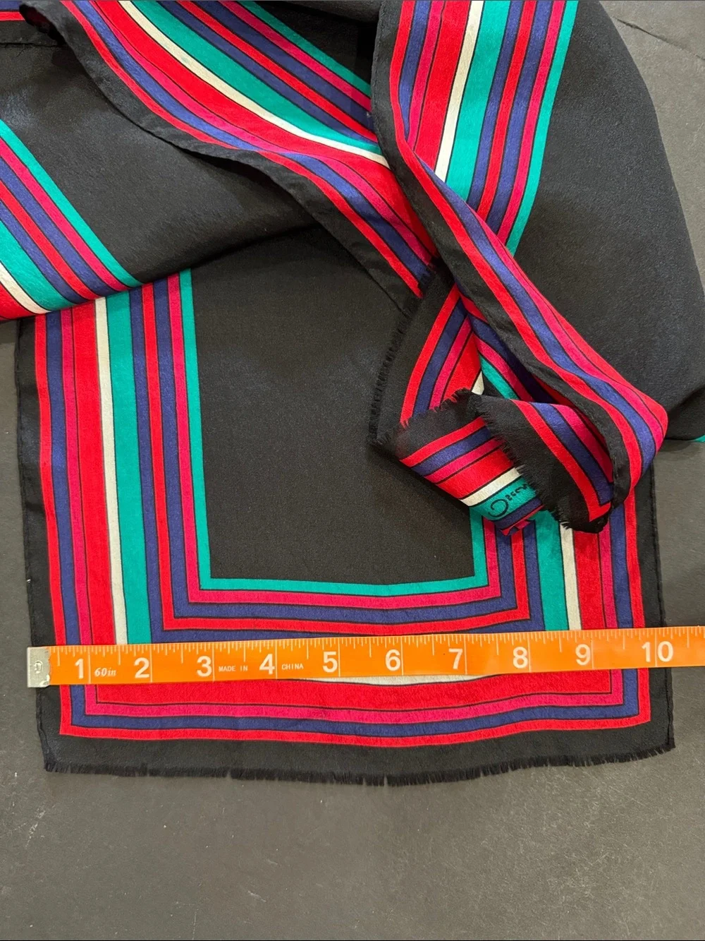 Vintage Oscar De La Renta Silk Scarf